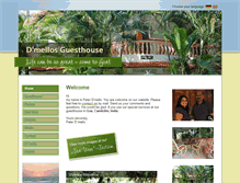Tablet Screenshot of dmellos.com